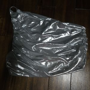 Fashionova silver metallic, matching top to the skirt listed below XL
